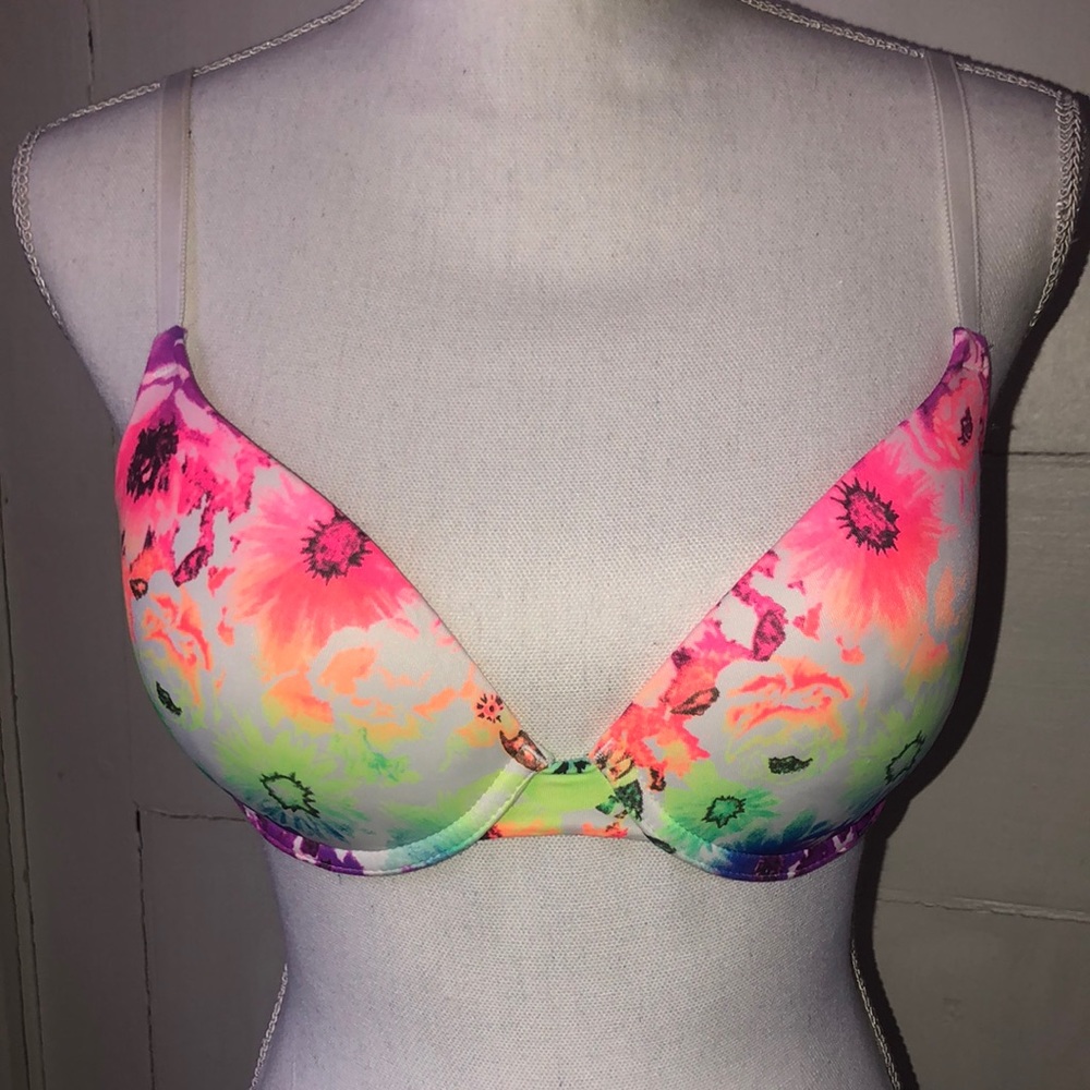 Victoria’s Secret Pink neon bra 34C